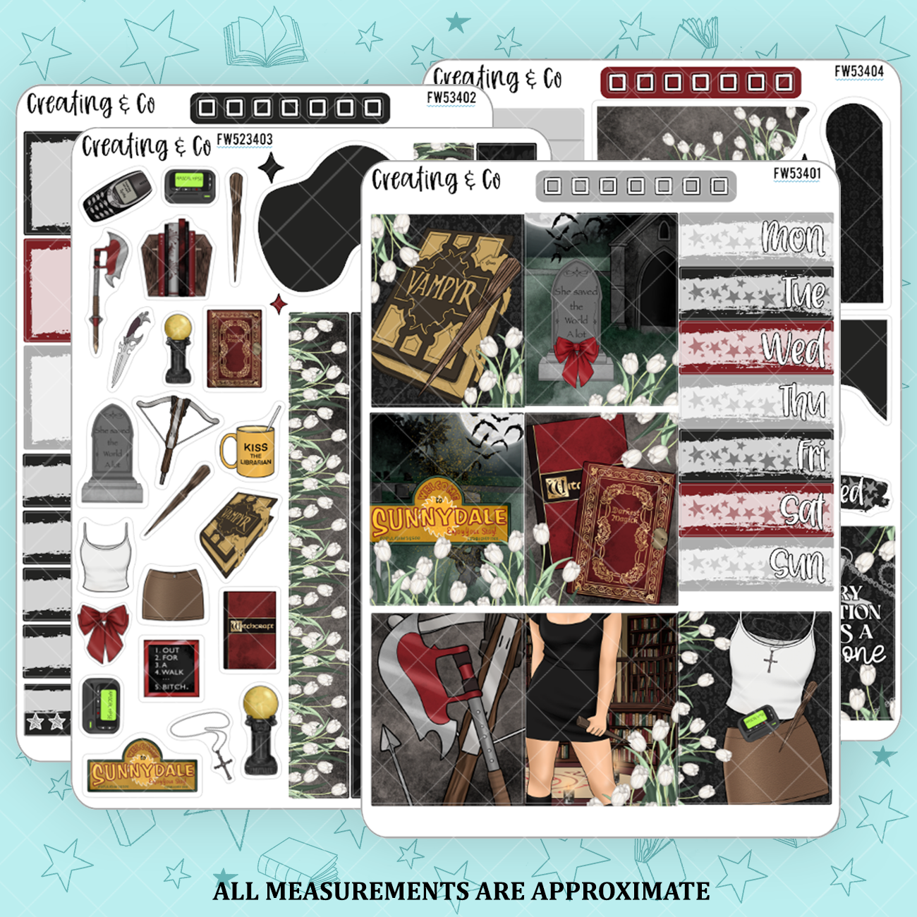 Chosen One Decorative Planner Sticker Kit - FW534