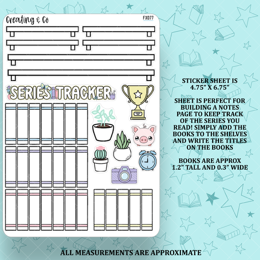 Series Tracker Build Your Own Notes Page Functional Sheet - FX077