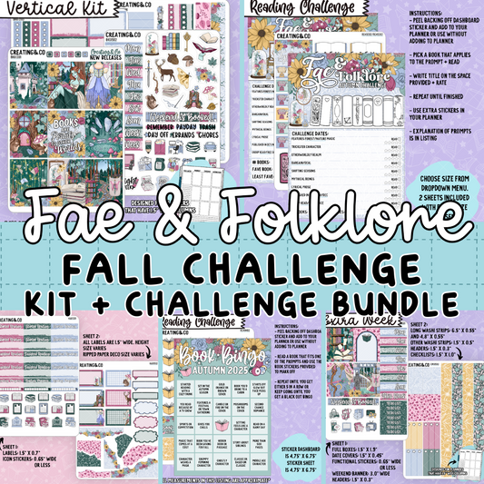 Fae & Folklore 2025 Fall Reading Challenge Essentials Bundle