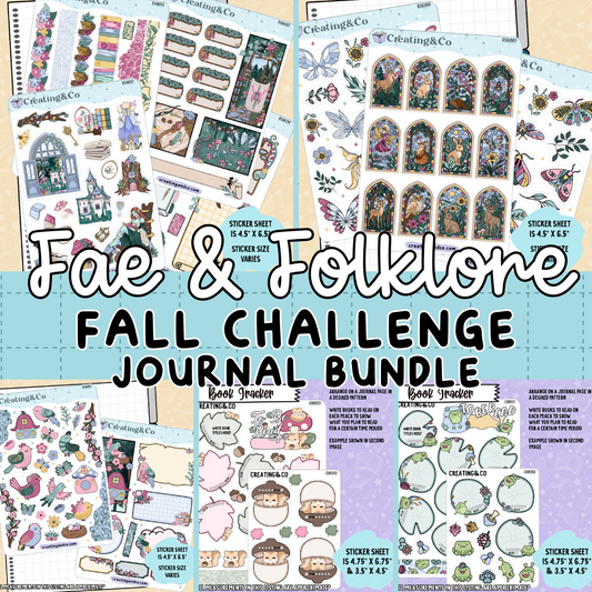 Fae & Folklore Journal Sheet Bundle