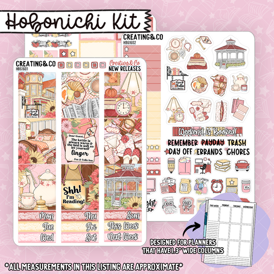 Fox & Folio Hobonichi Cousin Weekly Planner Kit - 1.3" Stickers - HB616