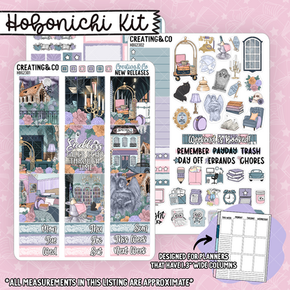 Spectral Suites Hobonichi Cousin Weekly Planner Kit - 1.3" Stickers - HB623