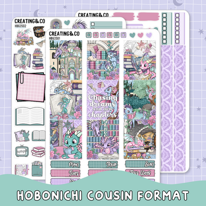Chasing Dragons Hobonichi Cousin Weekly Planner Kit - 1.3" Stickers - HB635