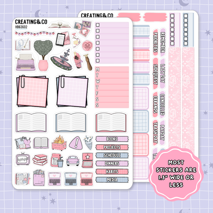 Love Stories Hobonichi Cousin Weekly Planner Kit - 1.3" Stickers - HB636