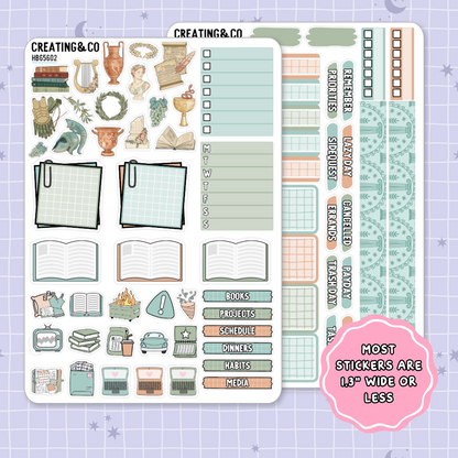 Pantheon of Pages Hobonichi Cousin Weekly Planner Kit - 1.3" Stickers - HB656