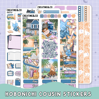 Spirit Beach Hobonichi Cousin Weekly Planner Kit - 1.3" Stickers - HB657