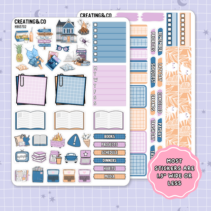 Spirit Beach Hobonichi Cousin Weekly Planner Kit - 1.3" Stickers - HB657