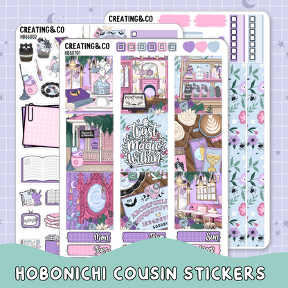 Divine Desserts Hobonichi Cousin Weekly Planner Kit - 1.3" Stickers - HB668