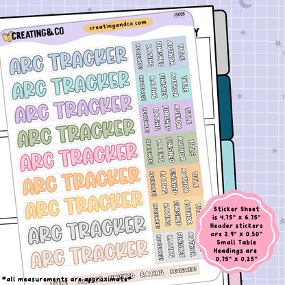Journal Header Sticker Sheet Bundle