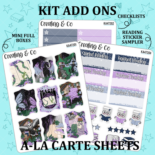 Fairy Forest Add Ons for Weekly Planner Kit  - KA472