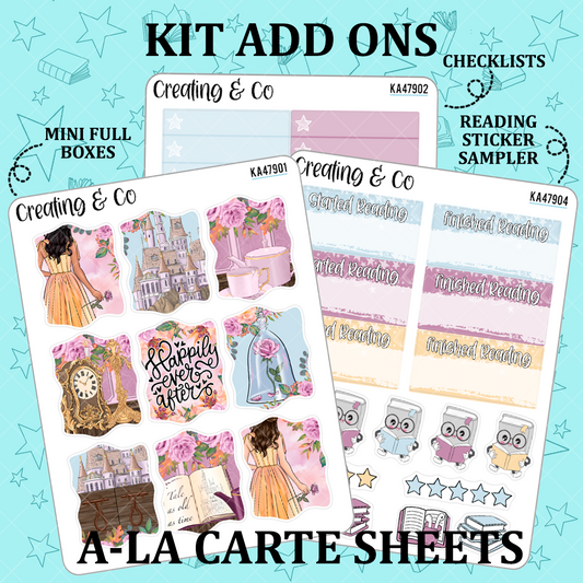 Happily Ever After Add Ons for Weekly Planner Kit  - KA479
