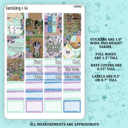 Fairytale Picnic Readathon Mini Weekly Planner Kit  - KA50902