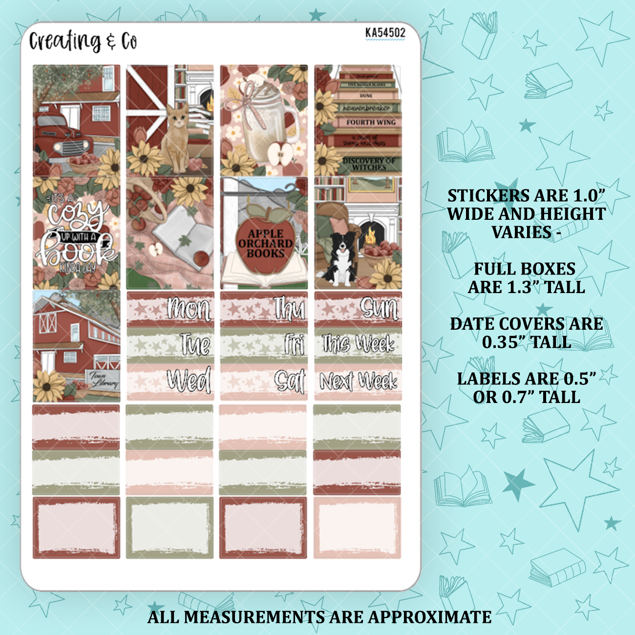 Apple Orchard Fall Challenge Mini Weekly Planner Kit  - KA54502