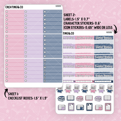 New Chapter Weekly Kit Add On Sticker Sheets - KA581