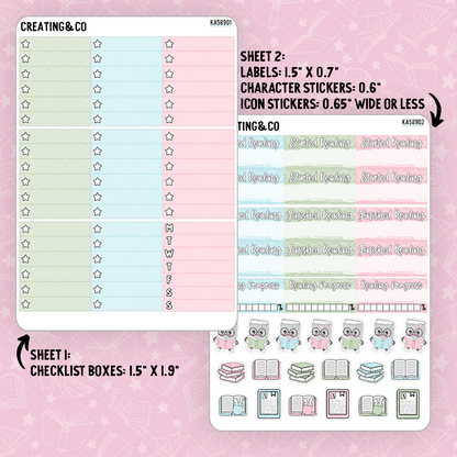 Lucky Charms Weekly Kit Add On Sticker Sheets - KA589