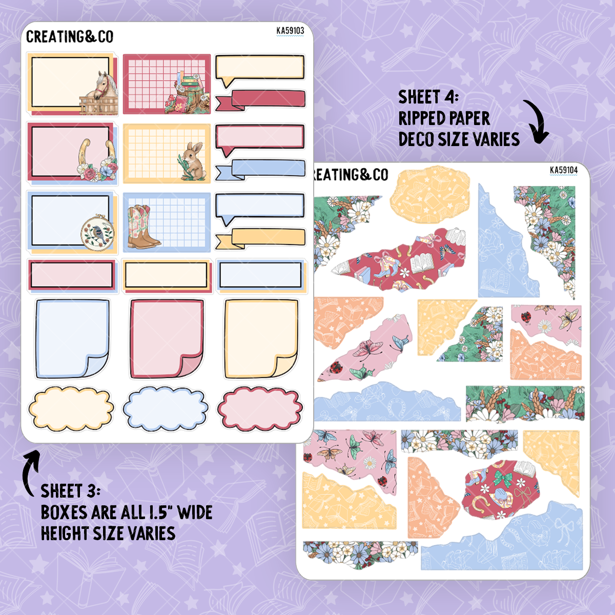 Wild Stories Weekly Kit Add On Sticker Sheets - KA591