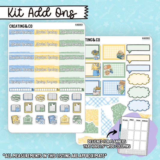 Seaside Stories Weekly Kit Add On Sticker Sheets - KA608