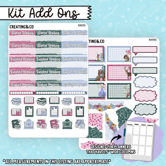 Fae & Folklore Weekly Kit Add On Sticker Sheets - KA615