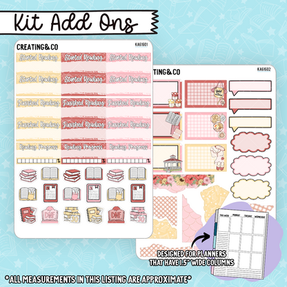 Fox & Folio Weekly Kit Add On Sticker Sheets - KA616