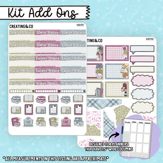Autumn Adventure Weekly Kit Add On Sticker Sheets - KA617
