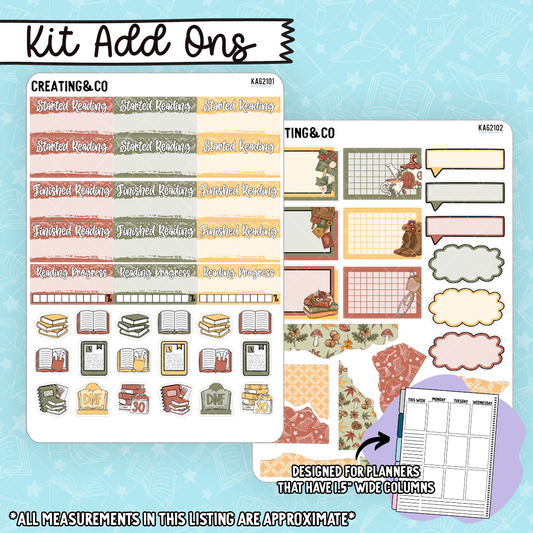 Autumn Stories Weekly Kit Add On Sticker Sheets - KA621