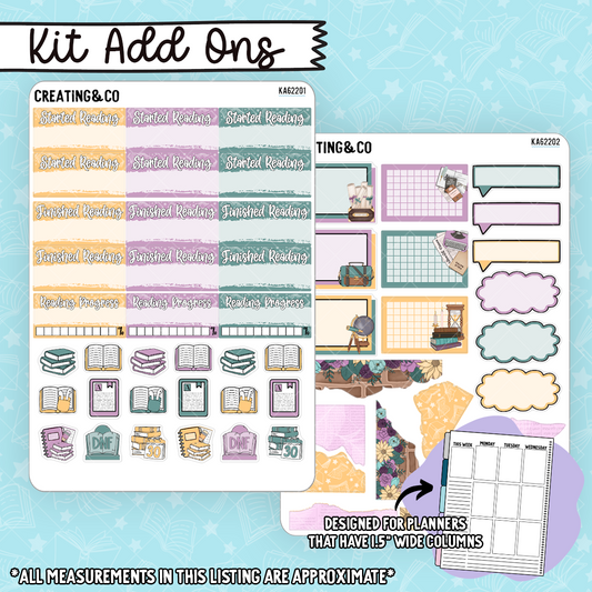 Academic Wisdom Weekly Kit Add On Sticker Sheets - KA622