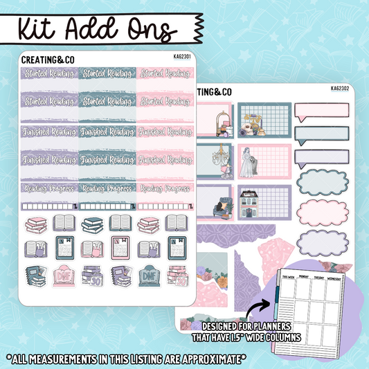 Spectral Suites Weekly Kit Add On Sticker Sheets - KA623