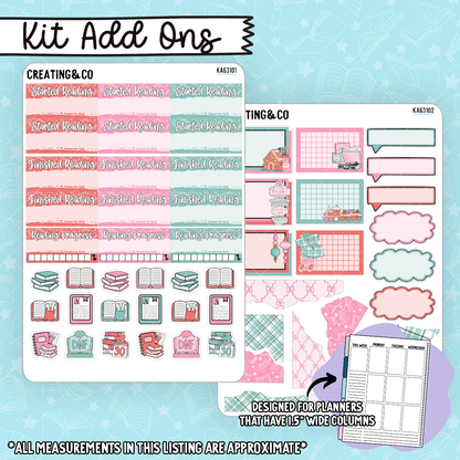 Sugarplum Stories Weekly Kit Add On Sticker Sheets - KA631