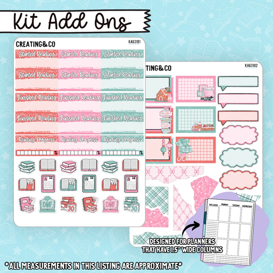 Sugarplum Stories Weekly Kit Add On Sticker Sheets - KA631