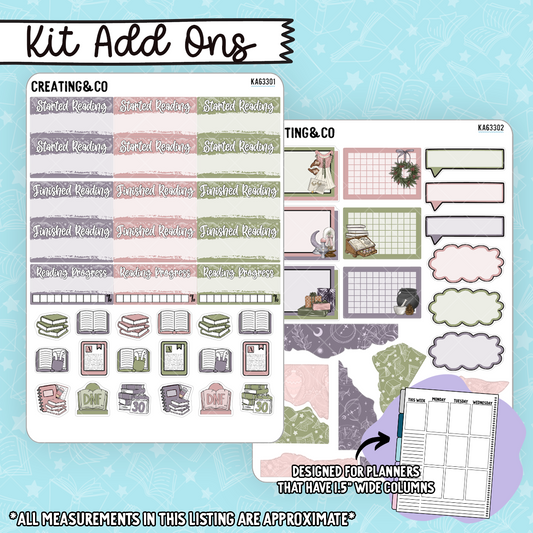 Solstice Wishes Weekly Kit Add On Sticker Sheets - KA633