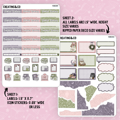 Solstice Wishes Weekly Kit Add On Sticker Sheets - KA633