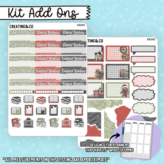 Holiday Spirit Weekly Kit Add On Sticker Sheets - KA634