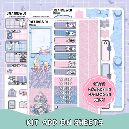 Magical Year Weekly Kit Add On Planner Sticker Sheets - KA637