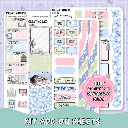 Rest & Recharge Mother's Day Weekly Kit Add On Planner Sticker Sheets - KA651