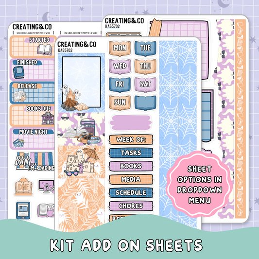 Spirit Beach Weekly Kit Add On Planner Sticker Sheets - KA657