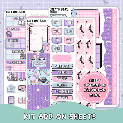 Divine Desserts Weekly Kit Add On Planner Sticker Sheets - KA668