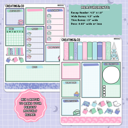 Adventure Game May Monthly Notes Page Builder Planner Sticker Kit  - MR059