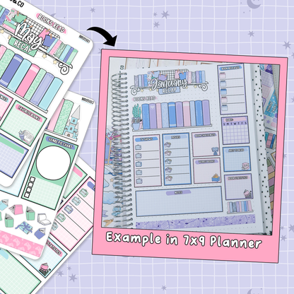 Adventure Game May Monthly Notes Page Builder Planner Sticker Kit  - MR059