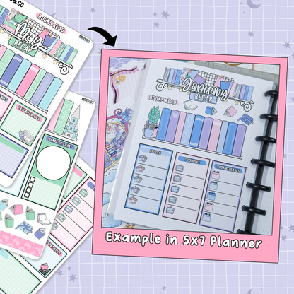 Adventure Game May Monthly Notes Page Builder Planner Sticker Kit  - MR059