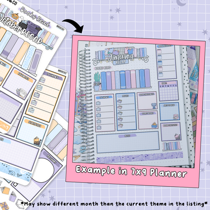 Stay Spooky October Monthly Notes Page Builder Planner Sticker Kit  - MR065