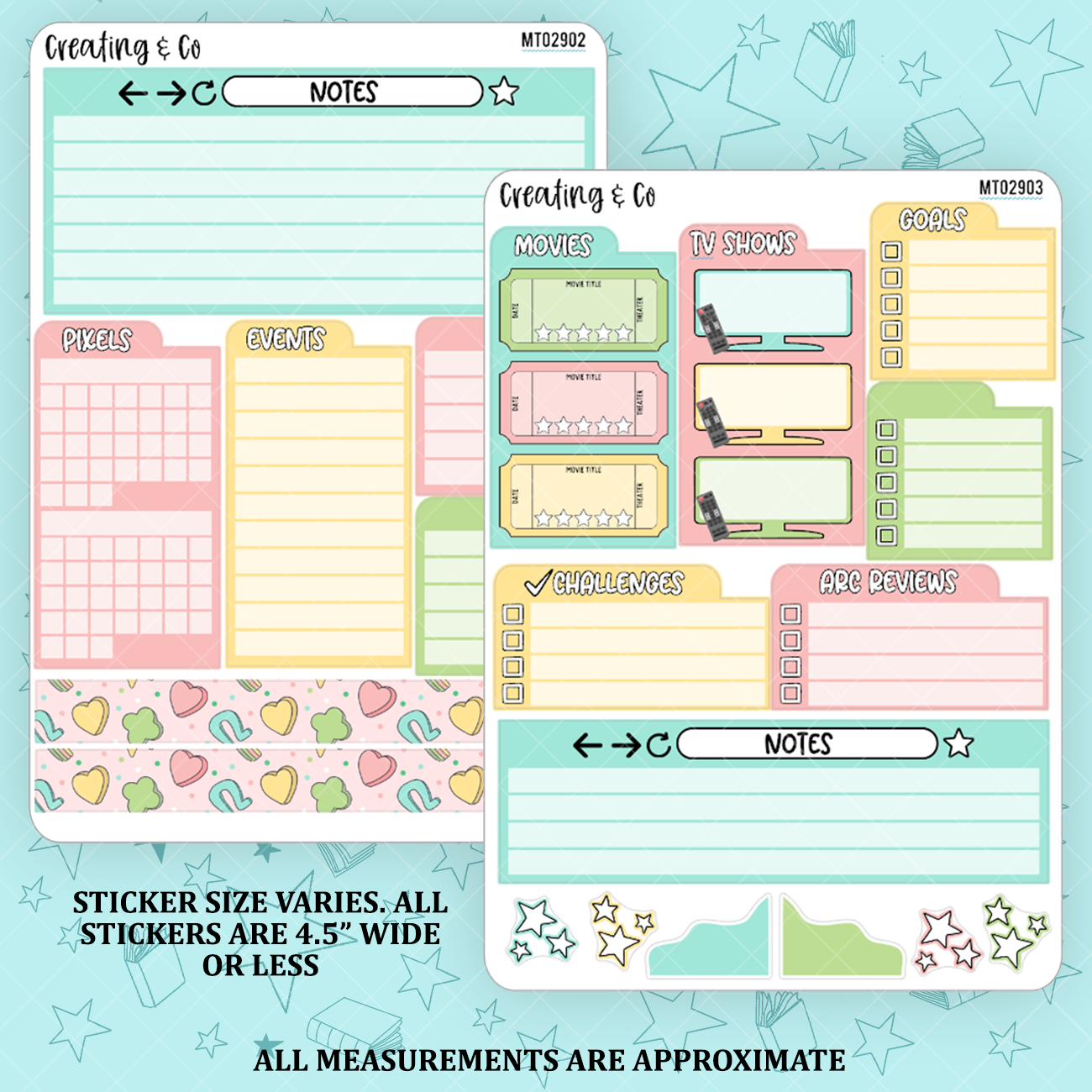 March Monthly Tile Sticker Kit - MT029