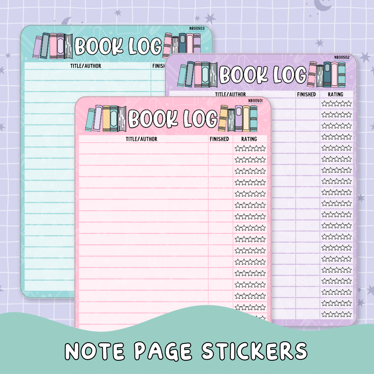 Pastel Notes Page Bundle