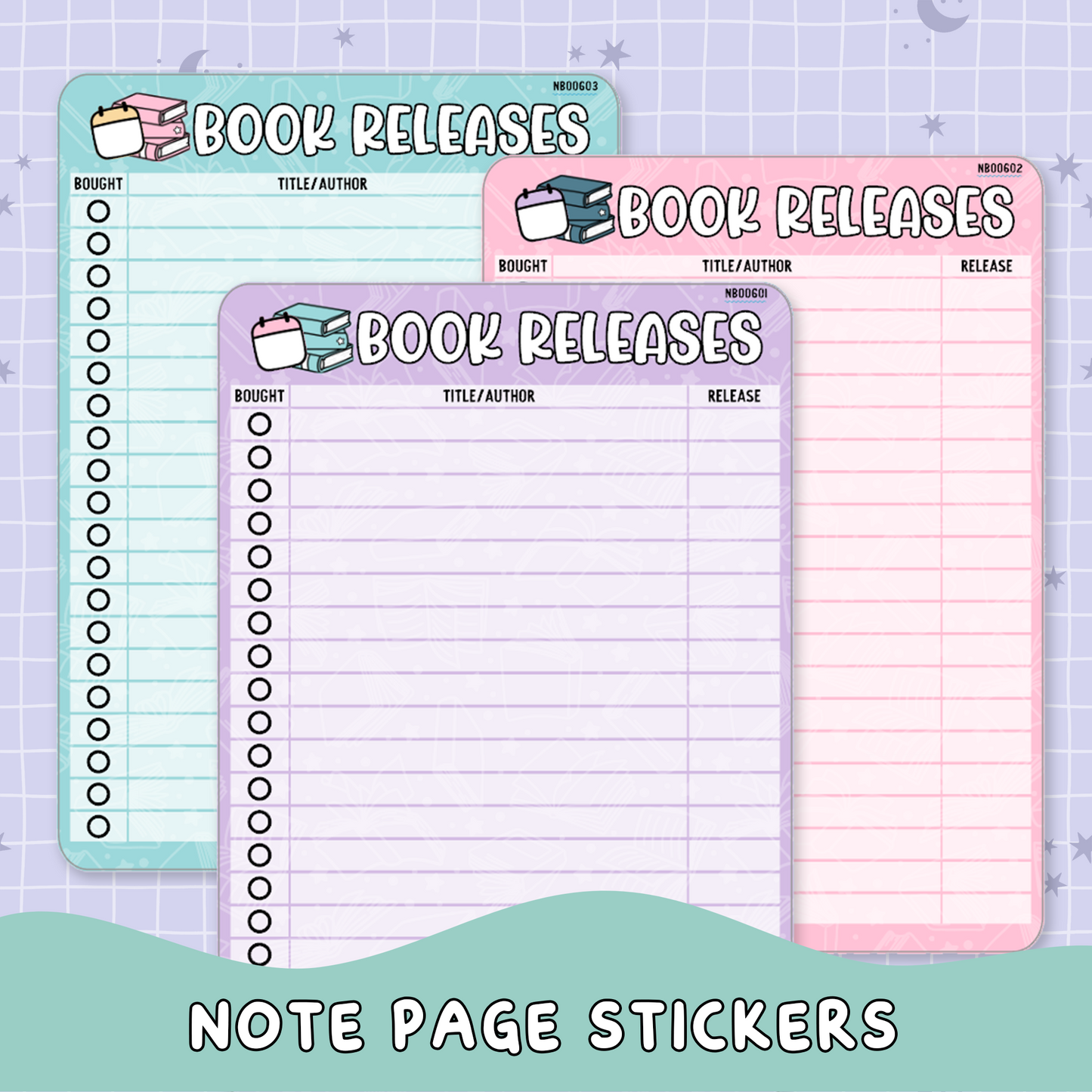 Pastel Notes Page Bundle