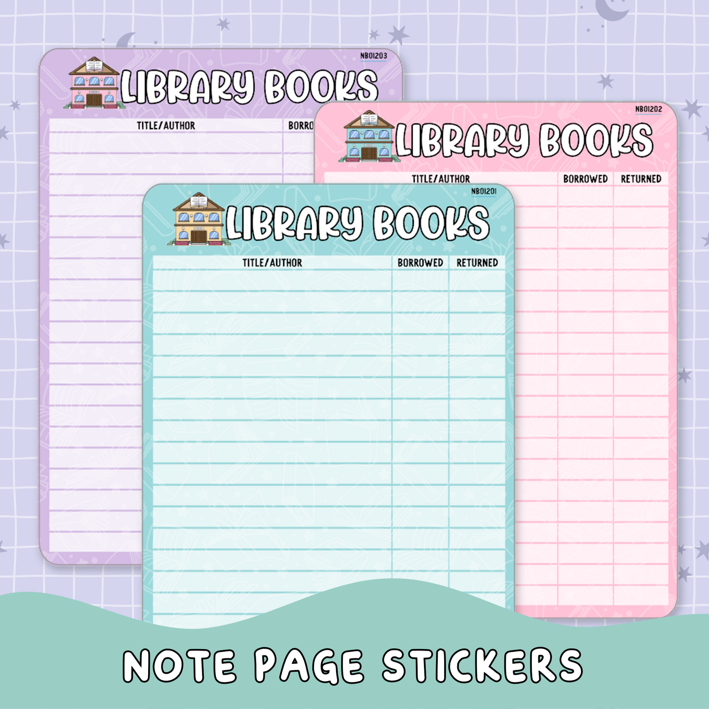 Pastel Notes Page Bundle