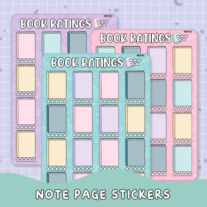 Pastel Notes Page Bundle