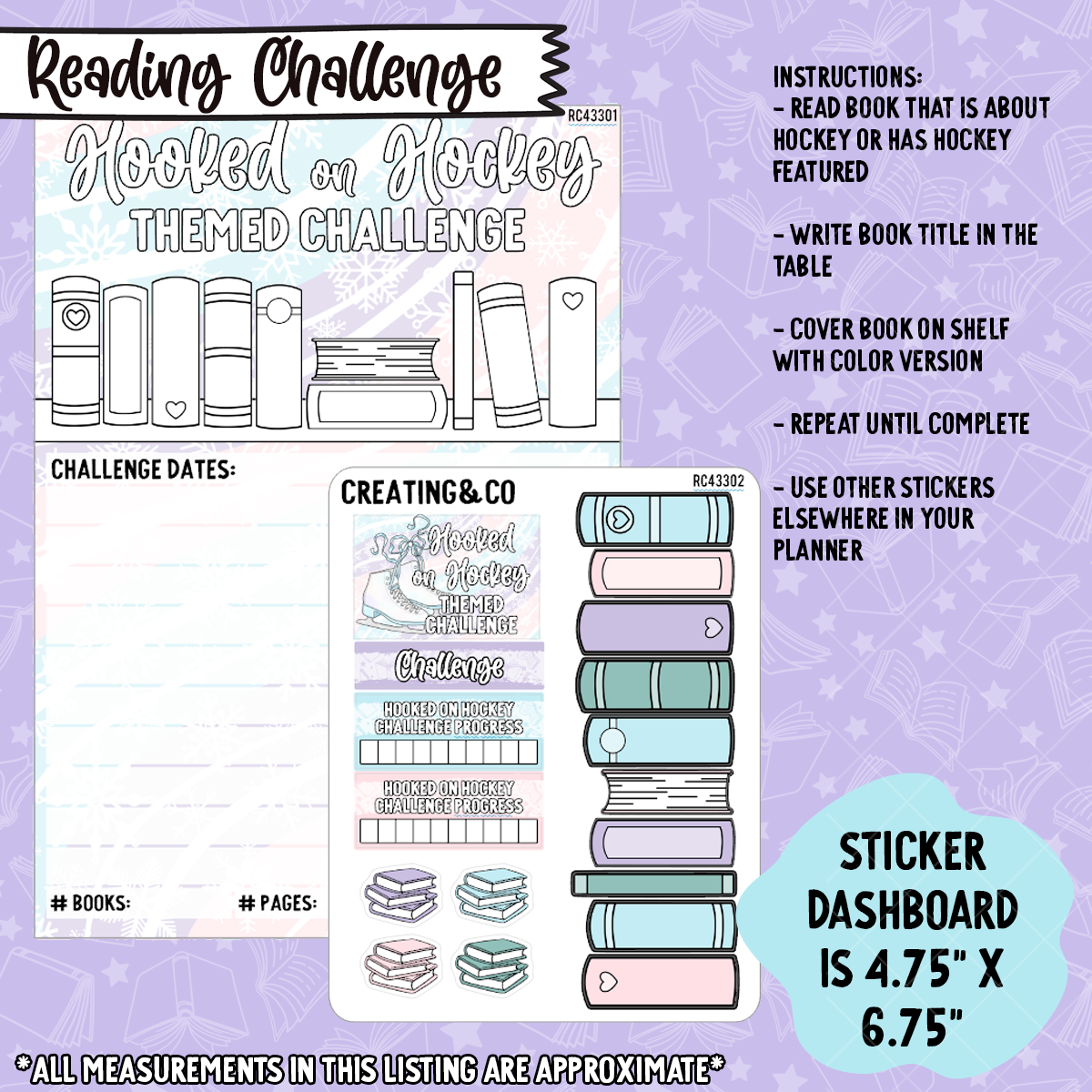 Hooked on Hockey Reading Challenge Bundle