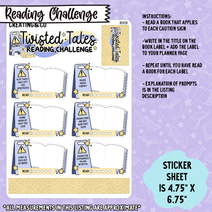 Twisted Tales Decorative Reading Challenge - RC459