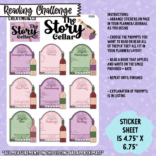 The Story Cellar Character Decorative Reading Challenge - RC498