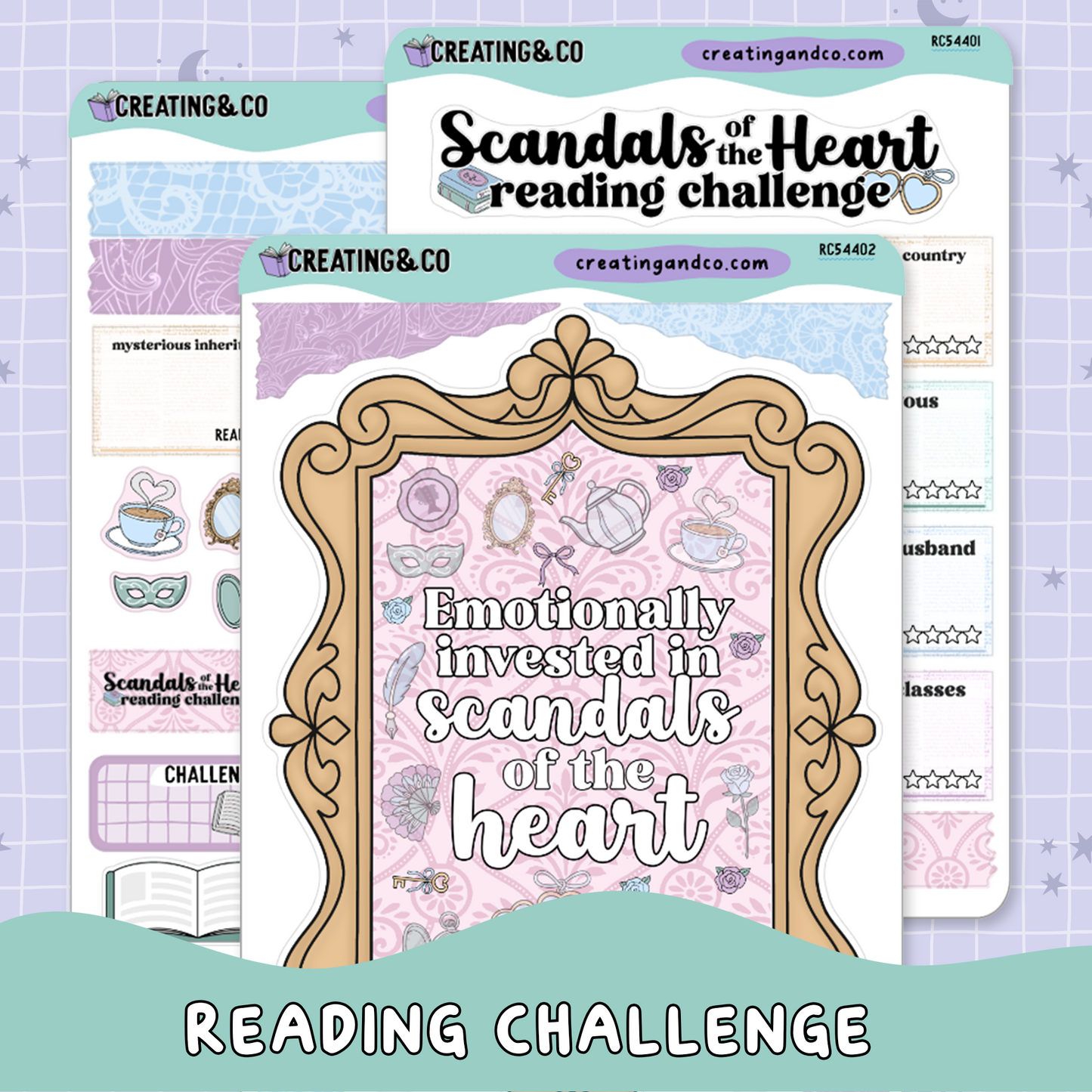 Scandals of the Heart Regency Decorative Reading Challenge - RC544