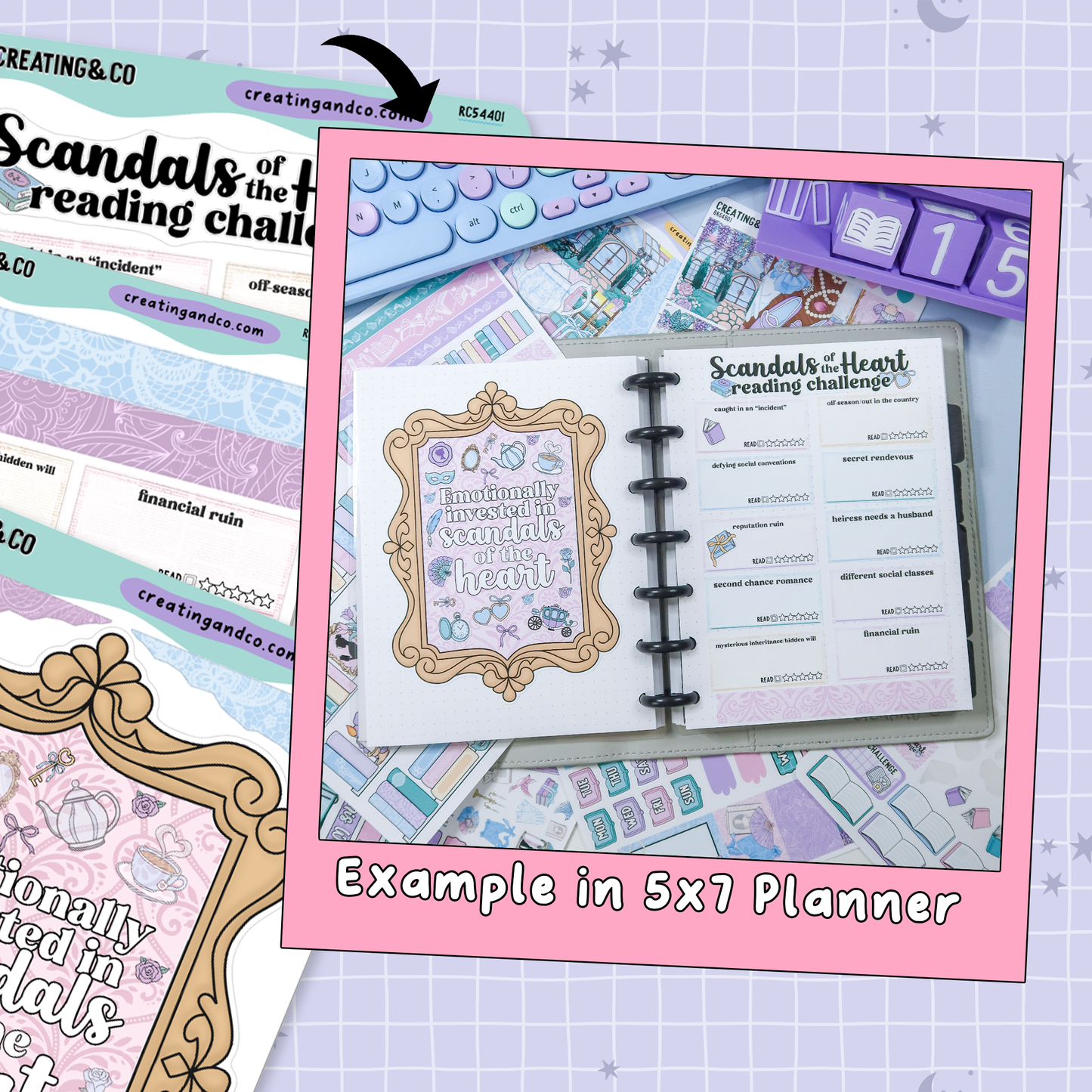 Scandals of the Heart Regency Decorative Reading Challenge - RC544